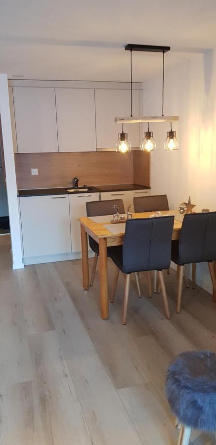Modernes Wohlfuehlstudio Im Haus Eldorado Mit Traumaussicht Leukerbad Exterior foto