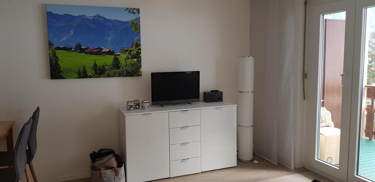 Modernes Wohlfuehlstudio Im Haus Eldorado Mit Traumaussicht Leukerbad Exterior foto
