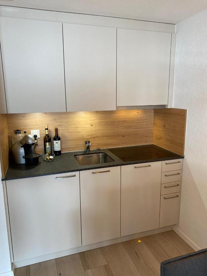 Modernes Wohlfuehlstudio Im Haus Eldorado Mit Traumaussicht Leukerbad Exterior foto