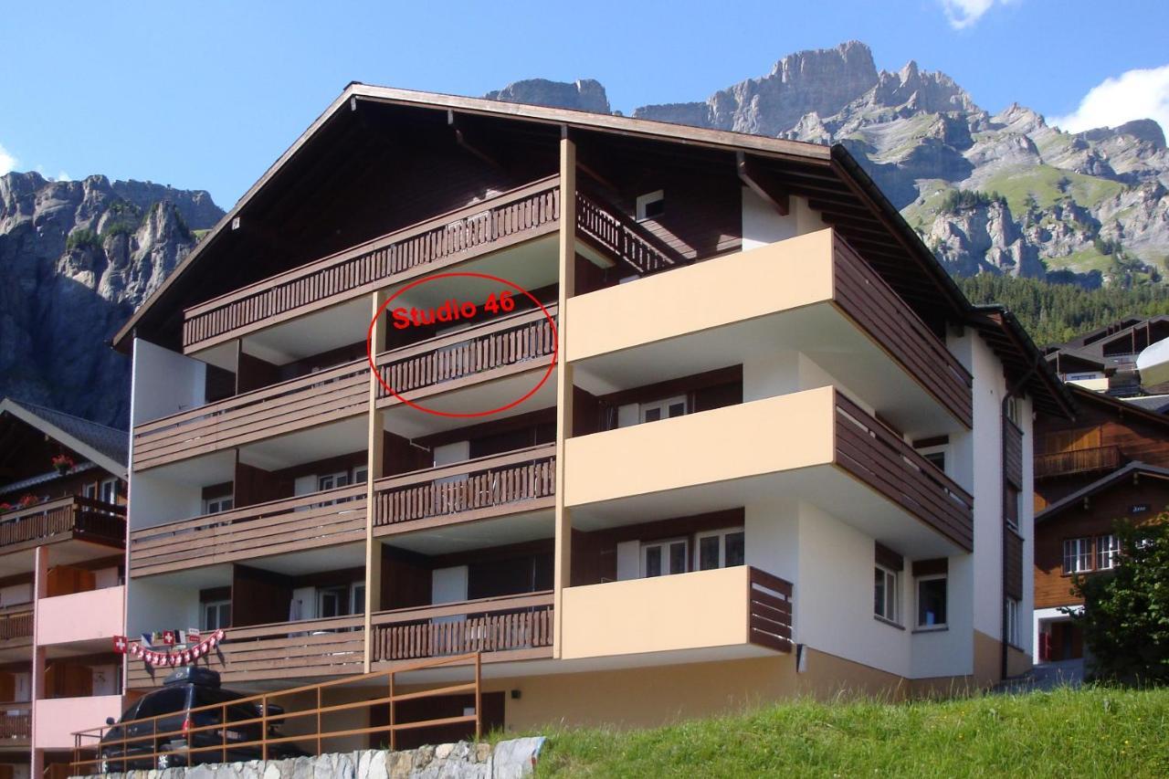 Modernes Wohlfuehlstudio Im Haus Eldorado Mit Traumaussicht Leukerbad Exterior foto